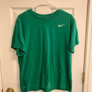 Nike Dri Fit Green T Shirt Mens Size Large